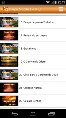 Harpa Mobile TV JDS android App screenshot 3